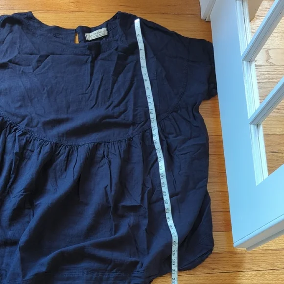 NWT Free People We The Free Black Moon City Tunic Top Size Large - Picture 12 of 12